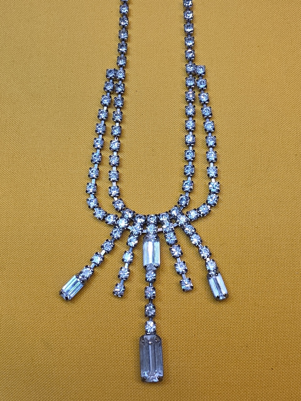 Hollywood Regency ▪︎  Vintage ▪︎ Clear Rhinestone ▪︎ 6-Piece Statement Set